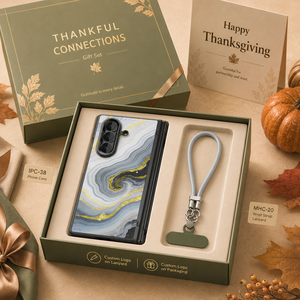 Étui de téléphone imprimé de luxe, modèle IPC-38, logo personnalisé, coffret cadeau de Thanksgiving, coque de protection en plastique - Product Image 4