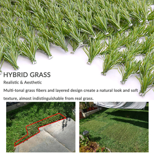 Césped Artificial Híbrido Ecológico Personalizado, <span class=keywords><strong>Precio</strong></span> de Fábrica OEM para Campos de Fútbol, Green de <span class=keywords><strong>Golf</strong></span>, Jardinería y Paisajismo - Product Image 2