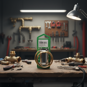 Raccord de tuyau en laiton avec 2 joints toriques S-Brico Diamètre 40 mm Tuyaux de plomberie - Product Image 2