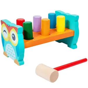 Nouvelle tendance en bois bébé développement intellectuel jouets apprentissage précoce jouets éducatifs Montessori pour 1 à 3 ans garçons filles
