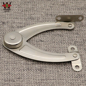 Barre de soutien de porte de placard en acier laminé à froid courbée de 4 pouces Disiwei - Product Image 1