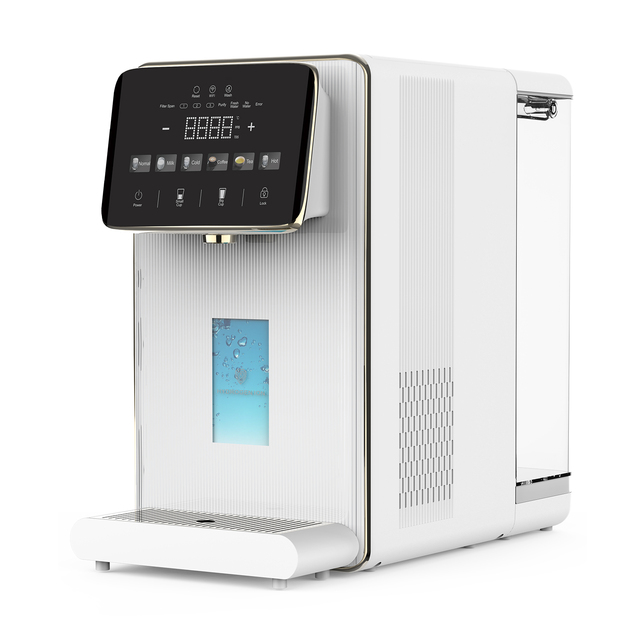 Hydrogen Water Purifiers RO System - Portable Hot Cold Desktop Water Dispenser Machine, Ice Water Purifier Filter