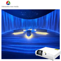 Projecteur de bureau, projecteur professionnel 11000 ANSI Lumens, projecteur LCD, prise en charge de la résolution 4K, pour les entreprises et l'éducation
