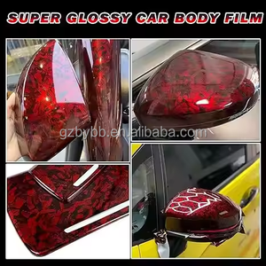 Enveloppe de vinyle en fibre de <span class=keywords><strong>carbone</strong></span> dragon sang rouge enveloppe de vinyle de voiture G37 berline fibre de <span class=keywords><strong>carbone</strong></span> pour le toit et le <span class=keywords><strong>capot</strong></span> de la voiture - Product Image 2