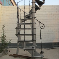 Gusseisen treppe Design, Outdoor-Wendeltreppe Kits