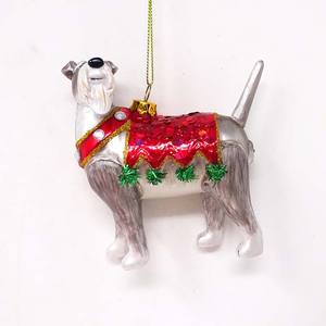 Boules de gros chinoises noël vintage mignon chat jaune pendentif tenant du <span class=keywords><strong>poisson</strong></span> - Product Image 6