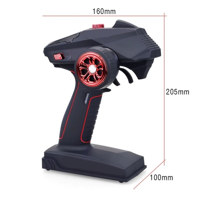 Radio System Transmitter with Receiver for RC Car Boat Tank Water Skateboard