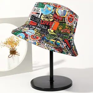 Men's Vintage Gorgeous Style Bucket Hat New York Fashion Beanie Double Sided Wear Visor Windproof hat