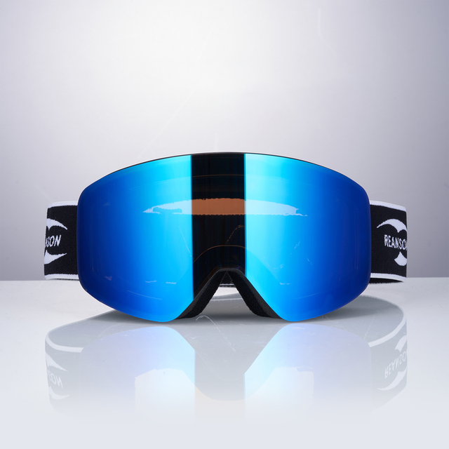 Magnetic Quick Exchangeable Lens Winter Sports Eye Mask Anti-fog Snow Glasses Cylindrical Double Lens Outdoor Ski Goggles