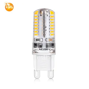 Nouveau produit G9 AC110V 2.5W mini a mené la matière première d'ampoule 3014 SMD 64 pièces mini lumière intérieure