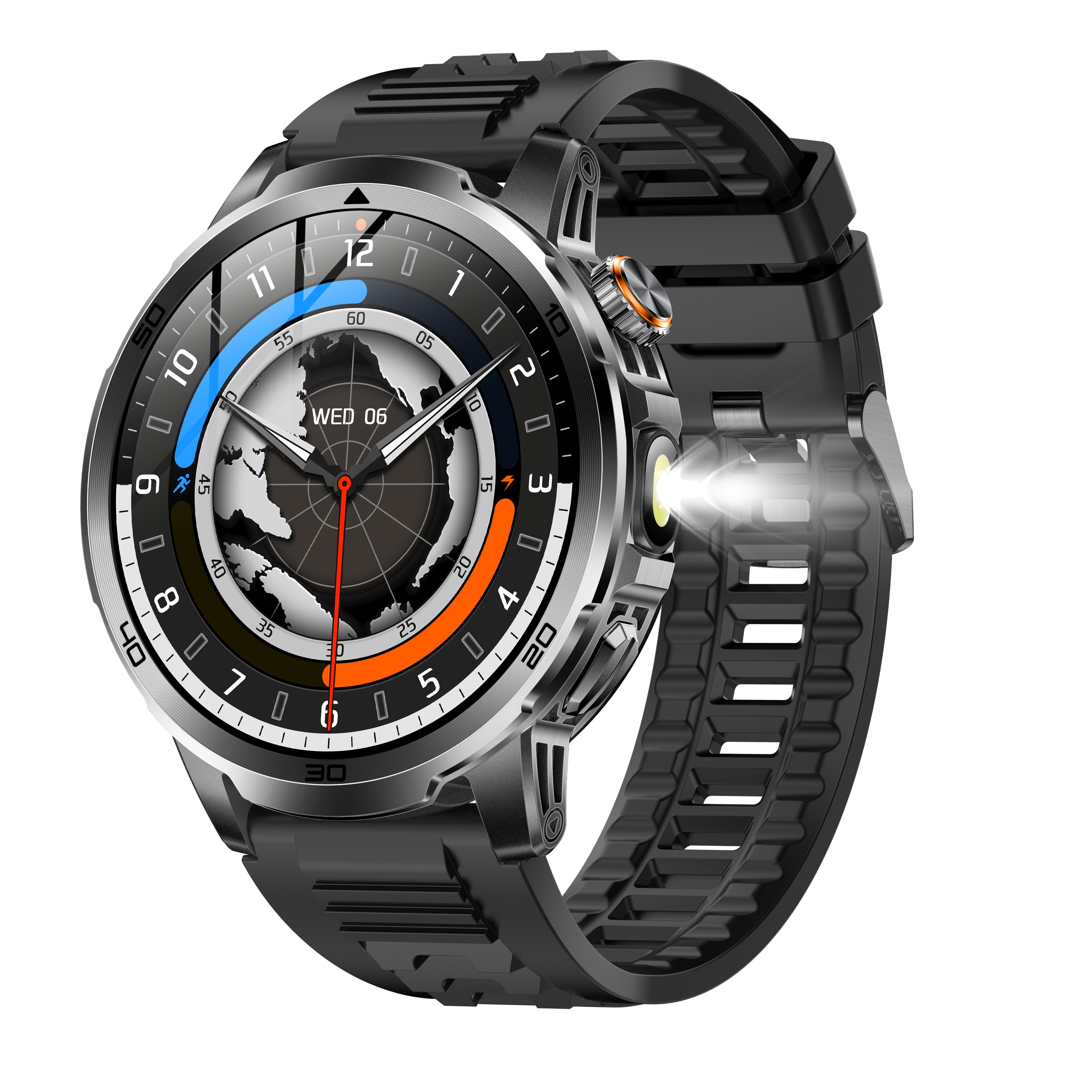 Correa de silicona negra