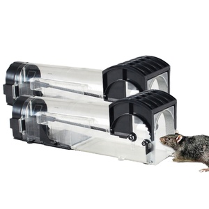 Lot de 2 Pièges à Souris et Rats Jetables, <span class=keywords><strong>Cage</strong></span> de Capture Vivante Écologique et Sûre pour Rongeurs - Printemps/Été, Intérieur/Extérieur, Cuisine, Salle de Bain - Product Image 2