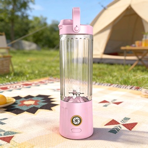 Blender personnel de 550 ml, rechargeable par USB, portable, pour jus de fruits et smoothies - Product Image 1