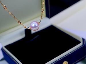 Collar <span class=keywords><strong>de</strong></span> Perlas <span class=keywords><strong>de</strong></span> Agua Salada Naturales Akoya Japonesas <span class=keywords><strong>de</strong></span> <span class=keywords><strong>Oro</strong></span> Puro <span class=keywords><strong>de</strong></span> 18K para Venta al <span class=keywords><strong>por</strong></span> <span class=keywords><strong>Mayor</strong></span> - Product Image 4