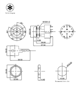 Jk211 an ninh cao ngoài trời cổng trên Off Key khóa chuyển đổi cho công nghiệp và thương mại sử dụng - Product Image 6