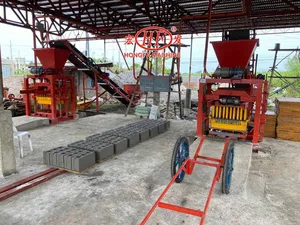 Automatische Cement Blok Gietmachine Pakistan Prijs Betonblok Maken Machine Betonblok Machine Met Lage Arbeid