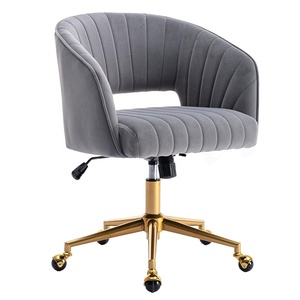 Mobili da soggiorno moderni europei sedia da ufficio per la casa sedia da <span class=keywords><strong>scrivania</strong></span> girevole in velluto <span class=keywords><strong>poltrona</strong></span> con accento sedie imbottite - Product Image 2