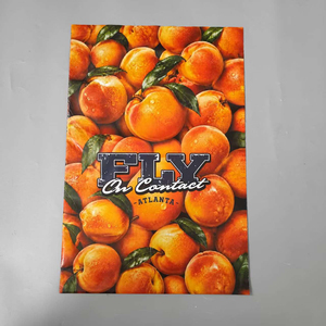 Custom Full Color Peach Pattern Poly Mailer Self Adhesive Waterproof Plastic Shipping Bags Printed Courier Mailing Envelopes For - Product Image 1