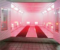 Mini cabine de peinture à chaud pour pièces automobiles avec éclairage LED, système de filtration 3 étapes, certifiée CE