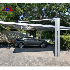 Cochera de Aluminio Resistente a la Intemperie, Toldo Exterior con Techo de Policarbonato para Protección Duradera del Vehículo - Product Image 1