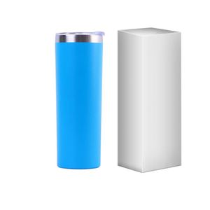 Double Wall Stainless Steel Vacuum Blank Sublimation Sport Water Bottle Insulated 20oz Tumbler <b>with</b> Lid and <b>Straw</b> - Product Image 2