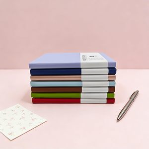 Carnet d'échantillons gratuit, agenda personnalisé, journal à pois A5 promotionnel, carnet à couverture rigide en cuir avec logo en relief - Product Image 2