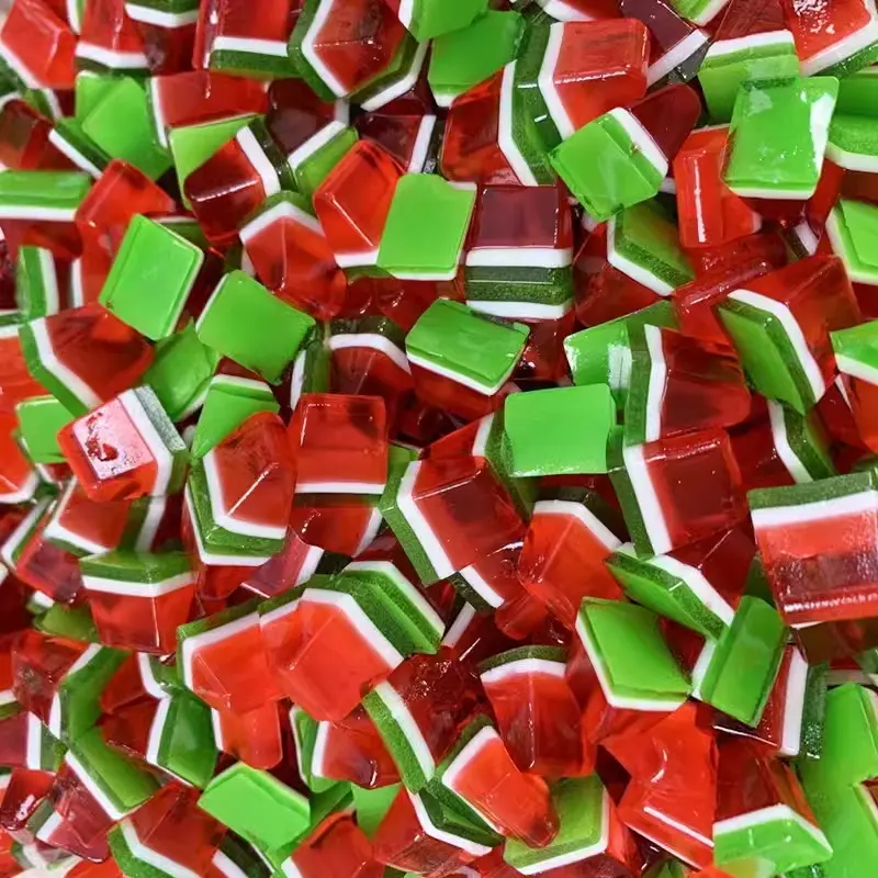 Doces a granel de fábrica chinesa atacado personalizados recheados de goma doces macios doces de gelatina azeda