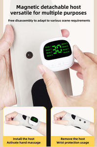 Masajeador vibratorio inalámbrico Correa de mano Túnel carpiano EMS Muñequera inteligente eléctrica - Product Image 5