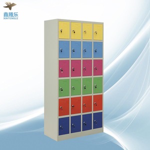 Armoire professionnelle en acier à 24 portes, moderne, pliable et extensible, casier métallique <span class=keywords><strong>mini</strong></span> pour vestiaires scolaires, gymnases et villas - Product Image 4