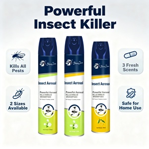 Aerosol Insecticida Eficaz de 750ml y 600ml, Elimina Rápidamente Mosquitos, Moscas y <span class=keywords><strong>Cucarachas</strong></span>, Spray <span class=keywords><strong>para</strong></span> Control de Plagas, Fabricante - Product Image 2