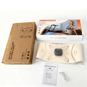 Ceinture de massage abdominale chauffante électrique avec soutien lombaire, compresse chaude et impulsions micro-courantes pour le fitness - Product Image 6