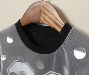 T-shirts longs unis en rouleau pour impression de logo en gros - Product Image 4