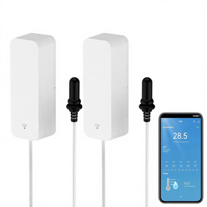 Termômetro Higrômetro Inteligente com Sonda WiFi para Aquário, Medidor de Temperatura e Umidade, Monitoramento Remoto via Aplicativo, Sensor de Dados para Refrigerador Interno - Product Image 1
