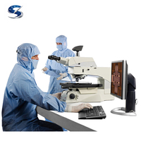 Microscopios Trinoculares/Binoculares Leica DM8000 M DM12000 M con Enfoque Automático, Pantalla LED, IP53, 1 Año de Garantía para Obleas de Semiconductores