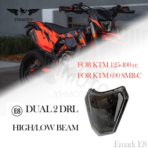 Accesorios para motocicleta, faro delantero con señales LED para <span class=keywords><strong>KTM</strong></span> Enduro SMC R, <span class=keywords><strong>EXC</strong></span>, para <span class=keywords><strong>FREERIDE</strong></span>, 250, 300, 350, 450, 500, 690, - Product Image 5
