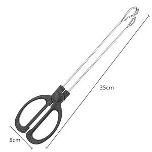 <strong>Scissor</strong> Handle 10 - 12 - 14 Inch 3pcs <strong>Kitchen</strong> Frying Cooking BBQ <strong>Tongs</strong> Set for Multi Food Serving Clips - Product Image 4
