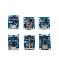 Carte de charge de batterie au lithium ZOPRO 5V TP4056 avec protection contre les dépassements pour 18650 cellules Configuration MINI/MICRO/TYPE-C