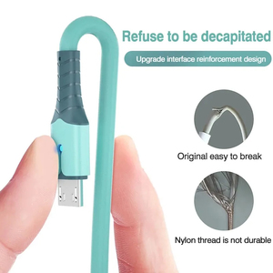 120W LED Sạc Nhanh 3-in-1 Cáp dữ liệu di động USB Type-C cho Android với 6A hiện tại sạc nhanh kable cho điện thoại di động - Product Image 4