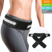 Ceinture de hanche sacro-iliaque antidérapante flexible stabilisateur de bas du dos sangles de soutien de la hanche en polyester