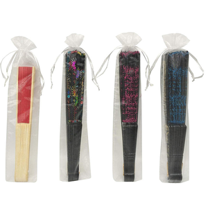 Sacchetti Regalo in <span class=keywords><strong>Organza</strong></span> con Coulisse, Custodie Pieghevoli in <span class=keywords><strong>Organza</strong></span> per Ventagli, Confezioni Regalo per Ventagli - Product Image 1