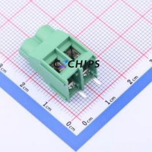 DG636-6.35-02P-14-00A(H) Screw Terminal Block Through hole Component (THT),P=6.35mm Connector 1x2P 6.35mm Through Hole 2P - Product Image 1