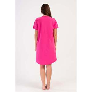 Elegante Vestido Túnica de Manga Corta con Cuello Redondo y Bolsillo Ovalado para Mujer, Talla Grande, Largo hasta la Rodilla, Diseño Sólido, Ideal para el Día del Club, Disponible en Talla XS - Product Image 1