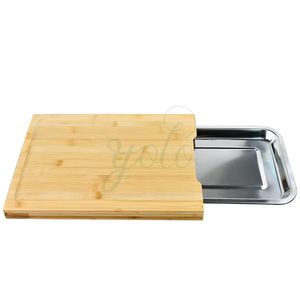 Мясник из бамбука, неслышащий луч, указательная головоломка, ракетка, блок, разделочная доска для стола, для хранения отходов, для кухни - Product Image 3