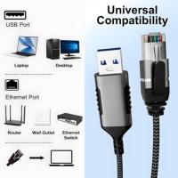 Cable Ethernet ZOGUO Slim USB 3.0 a RJ45, Trenzado de Aluminio, Alta Velocidad de 1Gbps para Laptop, Router, Tablet y Computadora