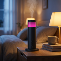 Nouveau Diffuseur de Parfum Intelligent sans Eau, Tour de Diffusion d'Huiles Essentielles avec Veilleuse pour Maison et Chambre d'Hôtel