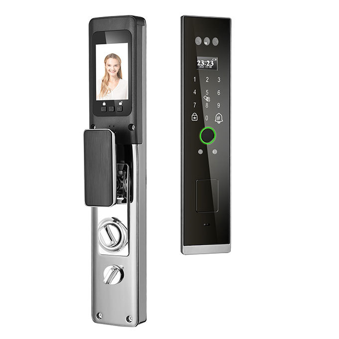 Modern Fingerprint Tuya Wifi Biometrics Electronic Face Recognition Key Safe Intelligent Digital Security Smart Front Door Locks · image 7