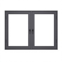 Ventana Abatible de Aluminio Personalizada con Techo Inclinado y Apertura Automática