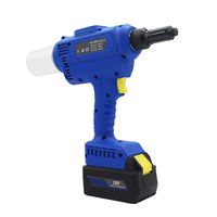 Pistolet à rivets ergonomique avec transmission par vis sans fin, 18V Li-ion, prévention de la perte de rivets, personnalisable OEM