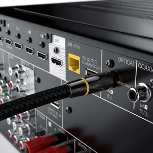 <span class=keywords><strong>Cable</strong></span> de Audio <span class=keywords><strong>óptico</strong></span> Digital de alta calidad Toslink <span class=keywords><strong>SPDIF</strong></span> S/PDIF <span class=keywords><strong>Cable</strong></span> de fibra óptica <span class=keywords><strong>coaxial</strong></span> para amplificadores de barra de sonido Subwoofer Blu-ray - Product Image 5