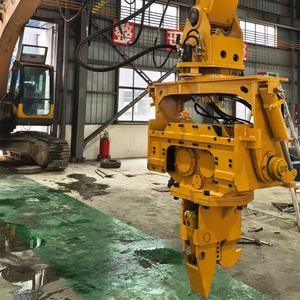 Гидравлический вибромолот KT250 для забивки свай, устанавливаемый на экскаватор, наклонная сваебойная установка - Product Image 4